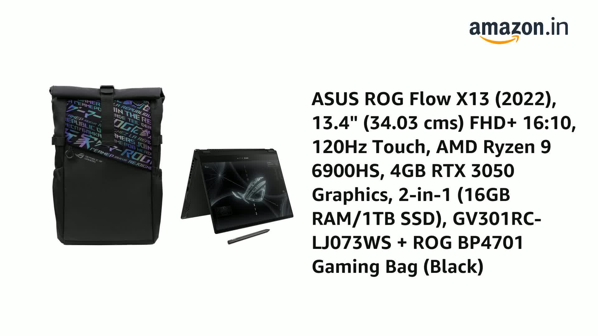 ASUS ROG Flow X13 (2022), 13.4